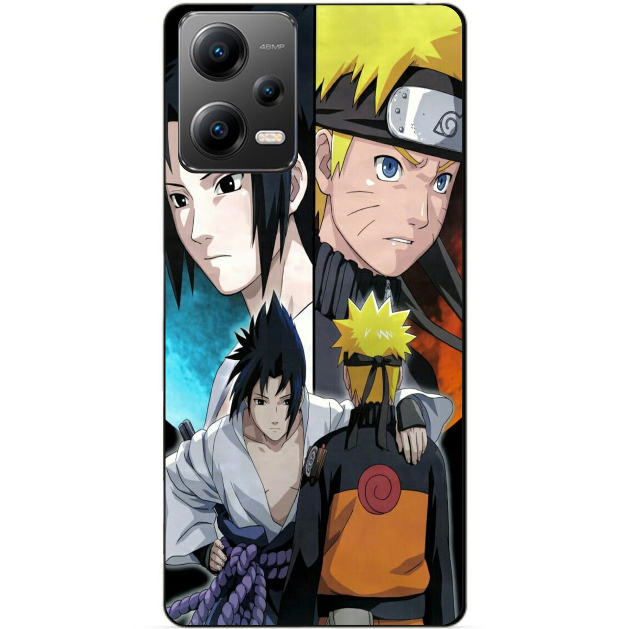 Силіконовий бампер чохол для Xiaomi Poco X5 5G з малюнком Наруто Узумакі Naruto