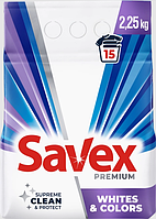 Пральний порошок Savex автомат 2250г Whites Colors