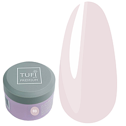 UV гель для нарощення TUFI profi PREMIUM Builder Gel 03 Pink Cloud 15 г