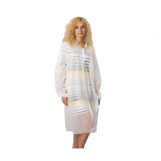 Халат COMFORT+ на кнопках Polix PRO&MEDTM XXL (1 шт./пач) Колір: білий