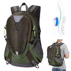 Рюкзак багатофункціональний туристичний на 25 л (30х19х49 см) xs-0616 Оливковий / Тактичний рюкзак