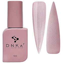 Камуфлююча кольорова база DNKa Cover Base, 12 мл №0008 Magical Фіолетово-рожевий з голограмним шим
