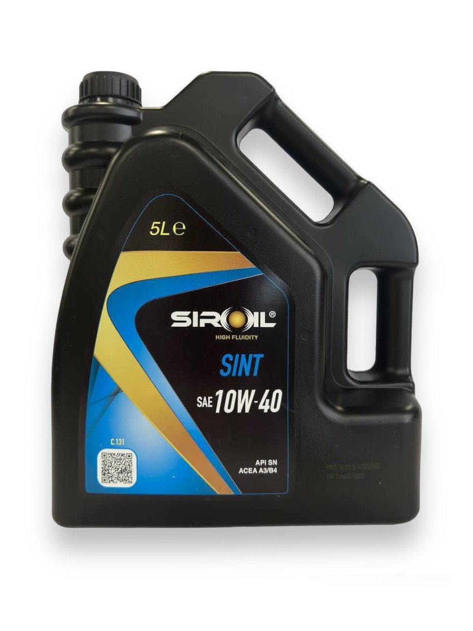 Моторна олива Siroil 10w40 SINT 5 л