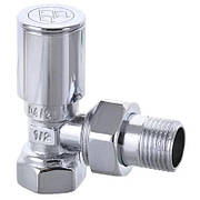 Кран для сушарки рушників кутовий 1/2"