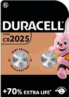 Батарейка Duracell CR 2025 3V 2 шт (Оригінал)