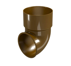 Коліно зливне 87.5° Regenau 80 коричневе