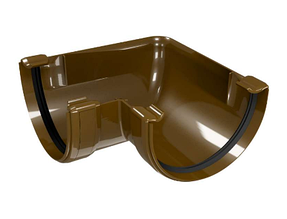 Кут 90° Regenau 125 коричневий