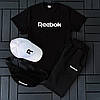 Спортивний костюм чоловічий на літо шорти футболка комплект 4в1 Reebok сучасний стильний для підлітків, фото 7