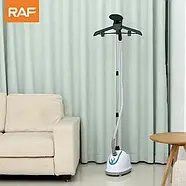 Вертикальний відпарювач з дезінфекцією RAF R.3039 1800 Вт Парогенератор для одягу, фото 3