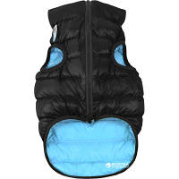 Курточка для животных Airy Vest двусторонняя XS 30 чёрно-голубая (1595)