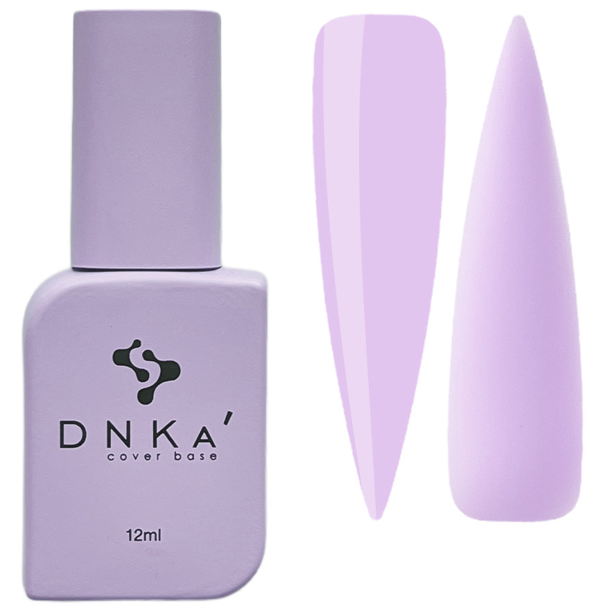 Камуфлююча кольорова база DNKa Cover Base, 12 мл №0023 Tender Світло-ліловий