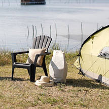 Стілець садовий пластиковий BICA Maryland, білий, фото 3