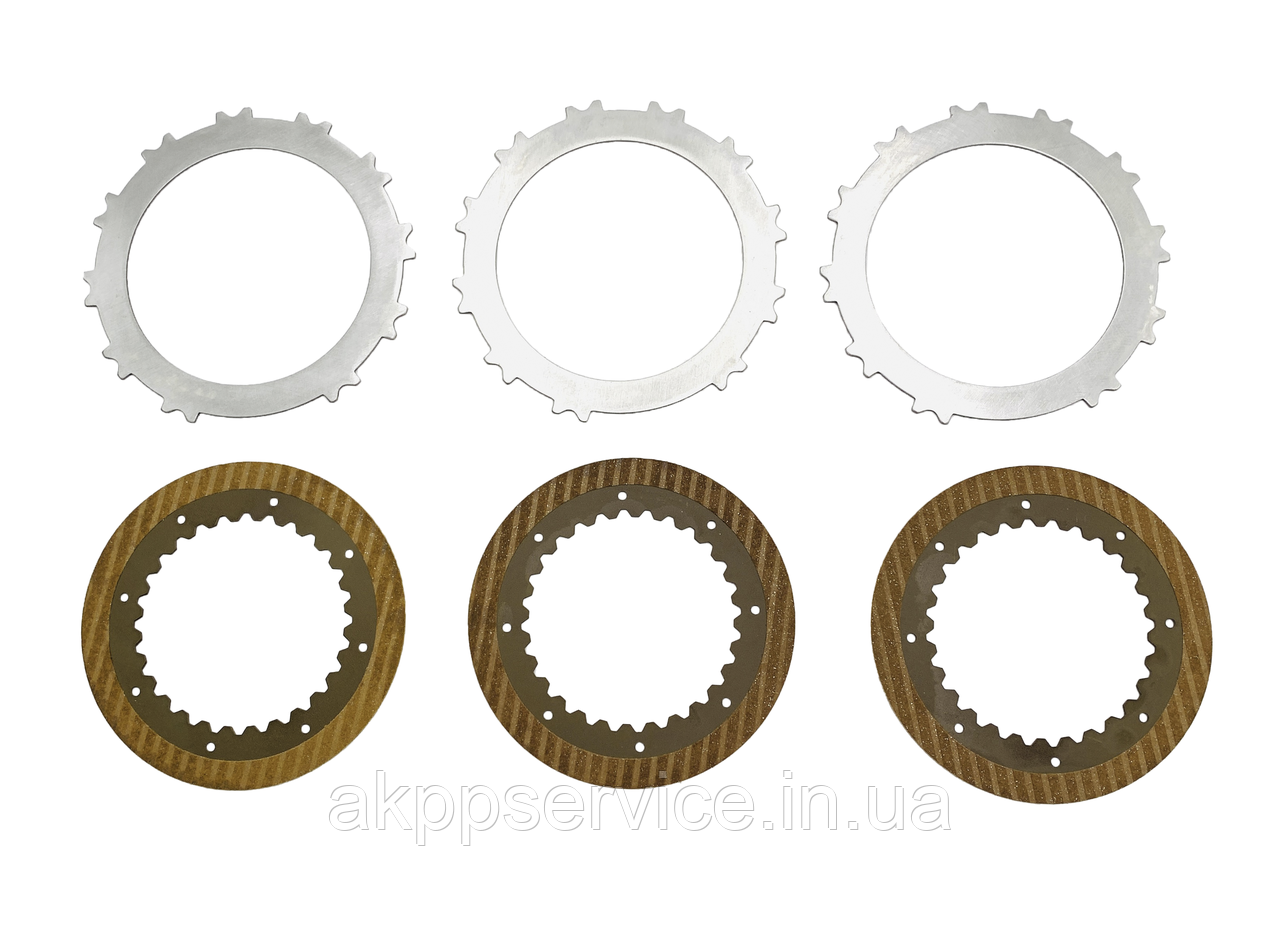 Комплект фрикційних і сталевих дисків пакету Underdrive Brake АКПП U250E 03-up Toyota/Lexus, фото 1