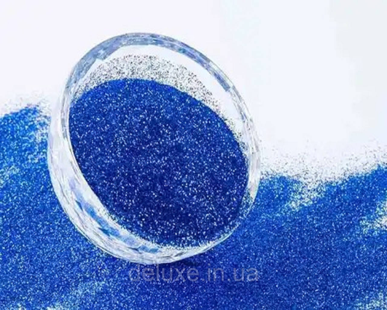 Глітер класичний Hexagon Metallic Преміум, синій крапка, колір СА 1850, розмір 1/96 ( 0.3 мм), 1кг, фото 1