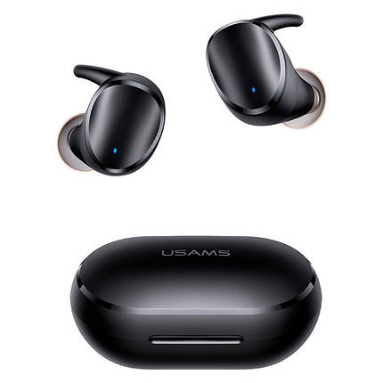 Бездротові навушники Bluetooth USAMS TWS Earbuds, 4h, 30/300mAh, BT5.0, з мікрофоном, фото 2
