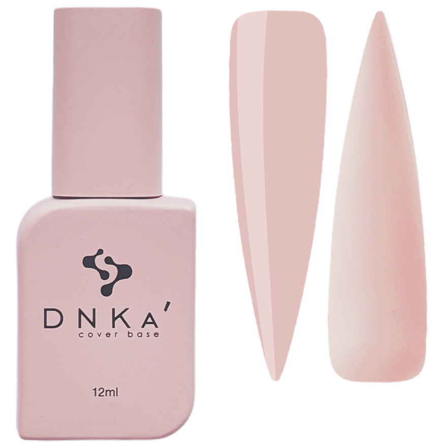 Камуфлююча кольорова база DNKa Cover Base, 12 мл №0036 Elegant Світлий бежево-персиковий