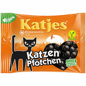 Лакричні цукерки Katjes Katzen Pfotchen Lakritz 175g
