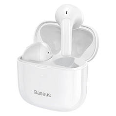 Baseus Бездротові навушники Bluetooth TWS, Білі, BT5.0, 35/330mAh, 5 годин роботи