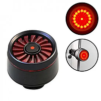 Велосипедний ліхтар гасить AYQ-0115-6SMD Red + microUSB + 5 режимів