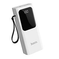 Hoco Treasure J41 | Белый Внешний аккумулятор 10000mAh | 2USB/Type-C/Lightning, 2A | Power Bank