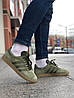 Чоловічі кросівки Adidas Gazelle Khaki (Хакі) Кеди для чоловіків Адідас Газель замш текстиль В'єтнам, фото 9
