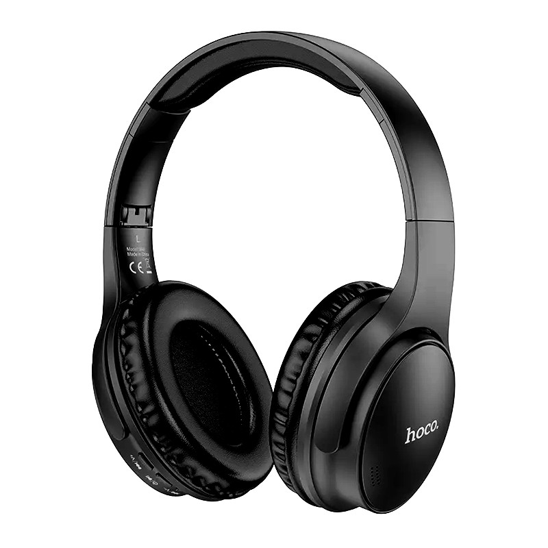 HOCO W40 Блютуз навушники | BT5.3, 7h, AUX, Micro-SD | Чорні