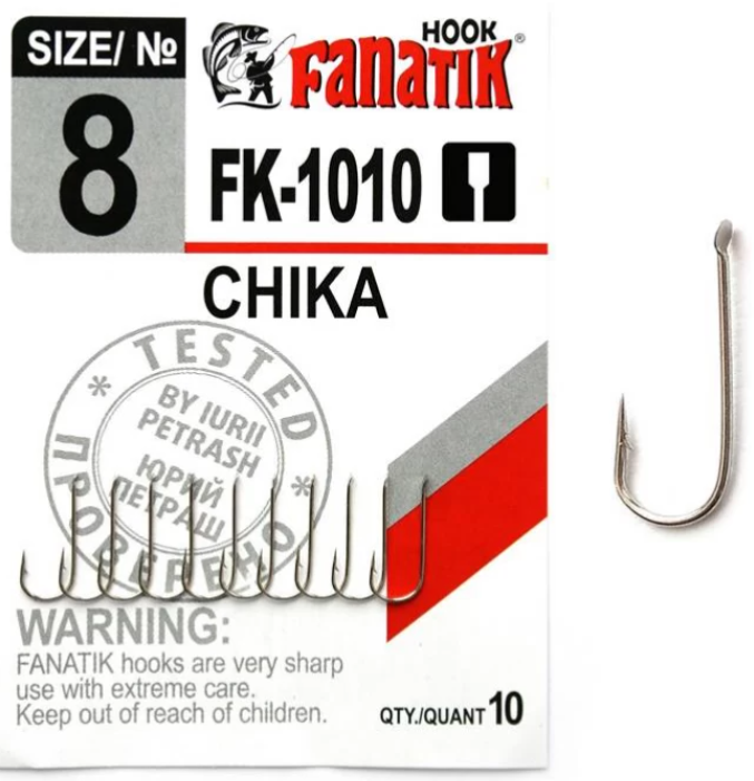 Гачок Fanatik Одинарний FK-1010 CHIKA No 8, фото 1