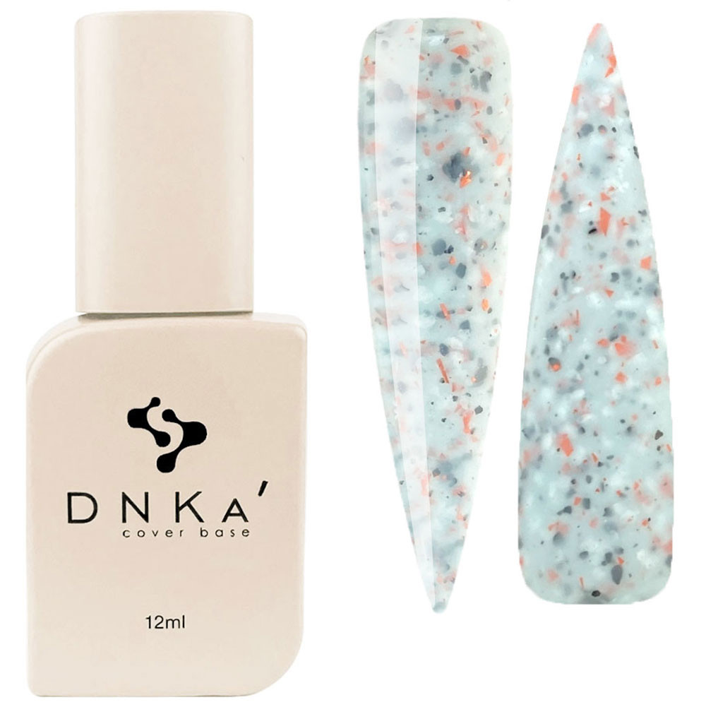 Кольорова база, що камуфлює, DNKa Cover Base, 12 мл №0046 Stylish Мармуровий ніжний