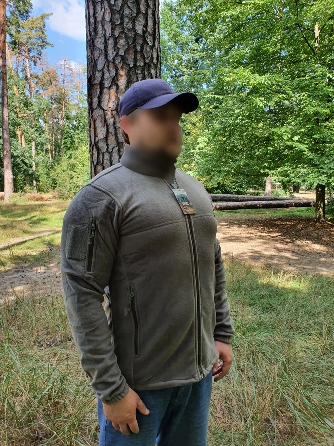 Флісова кофта Vogel колір зелений