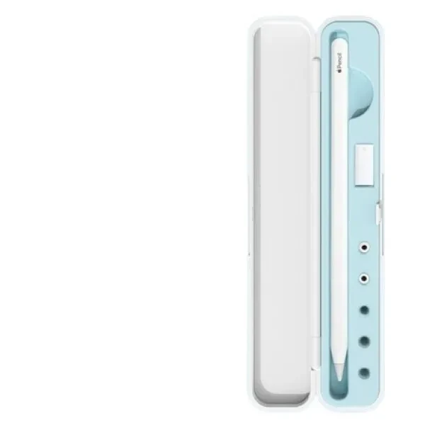 Кейс для стилуса Infinity Portable Case Storage for Apple Pencil 2 1 Case Storage Blue White