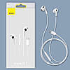 Дротові навушники Baseus, Type-C, з мікрофоном, білі, фото 6