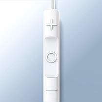 Дротові навушники Baseus, 3.5mm mini jack, з мікрофоном, білі, фото 3