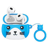 Наушники беспроводные детские Bluetooth c микрофоном HOCO CAT EW46 |BT5.3, 30/300mAh, 4h| dodge