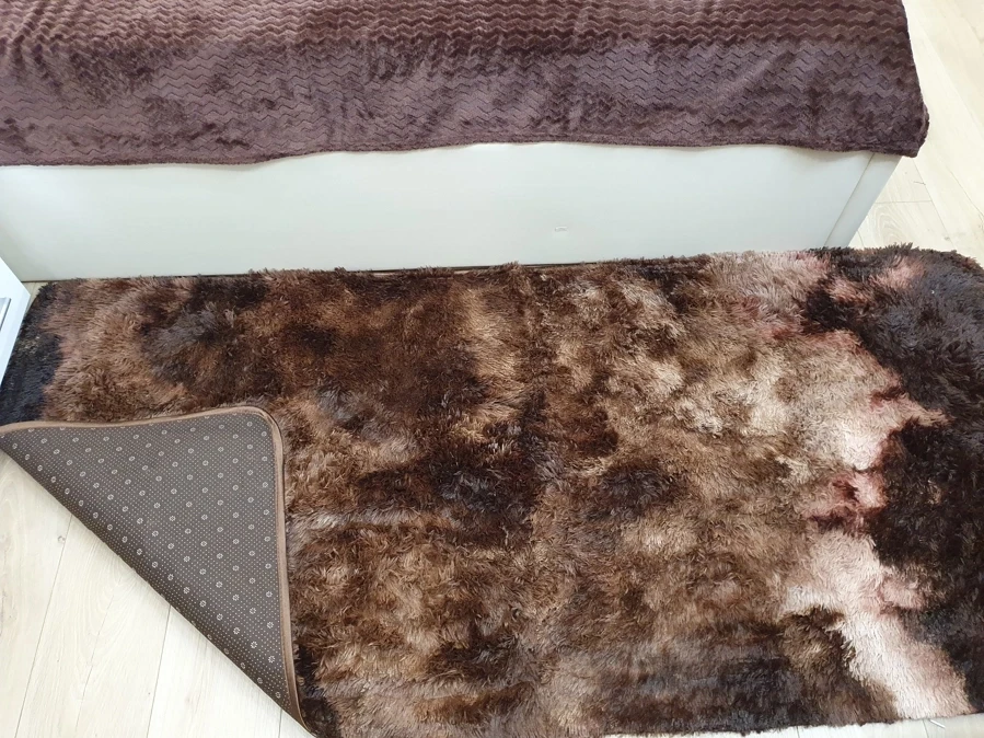 Килимок "Травка" колір коричневий Colorful Home, фото 1