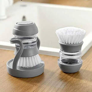 Щітка для миття Cleaning Pot Brush з дозатором для мийного засобу