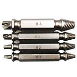 Набір насадок для викручування пошкоджених саморізів, шурупів Easy Out, фото 4