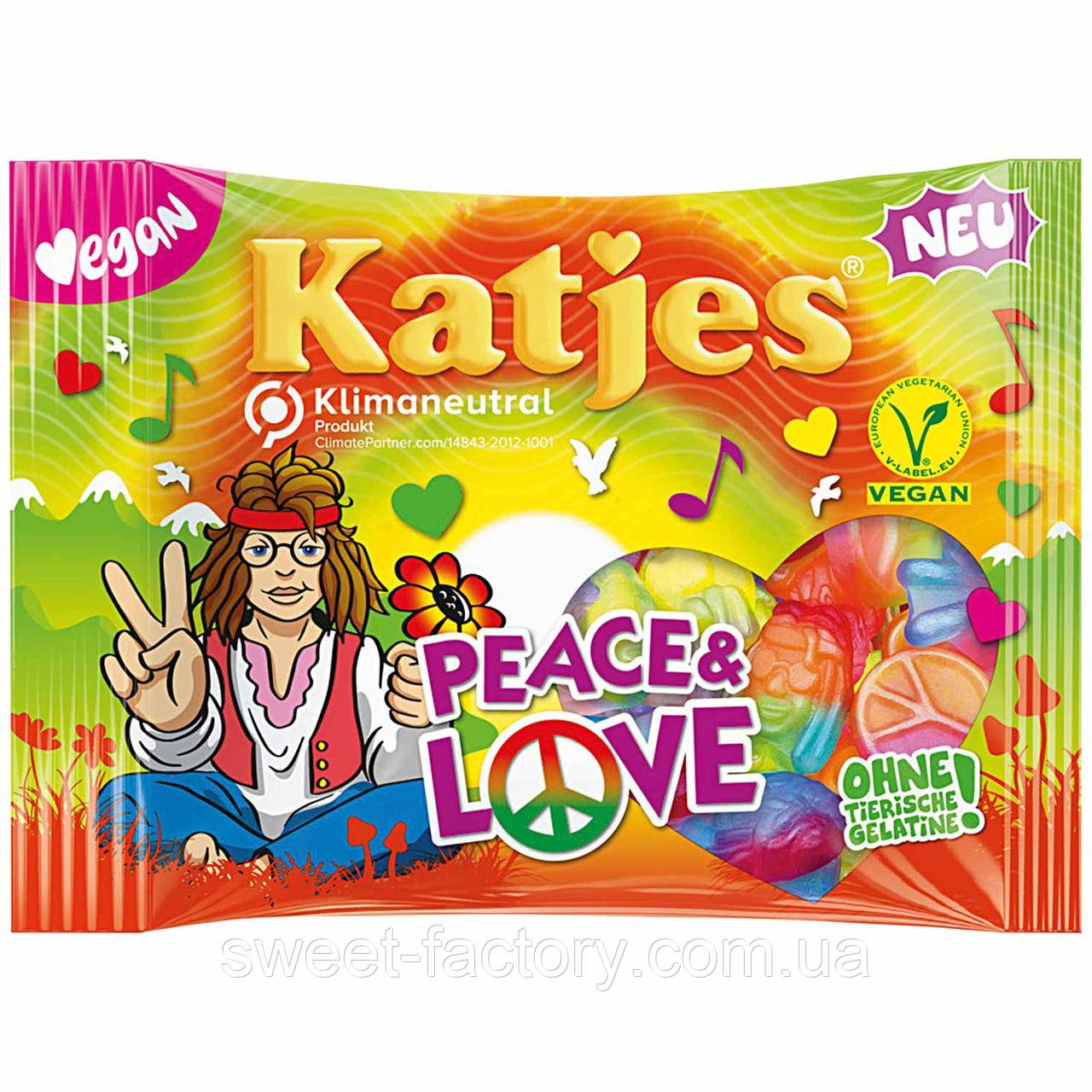 Желейні цукерки Katjes Peace & Love 175g, фото 1