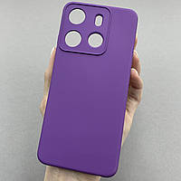 Чехол для Infinix Smart 7 матовый с защитой камеры чехол на телефон инфиникс смарт 7 фиолетовый cfa
