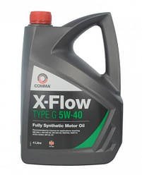 Олива моторна COMMA  X-FLOW TYPE G 5W-40   ACEA A3/B4; API SL CF  4л.