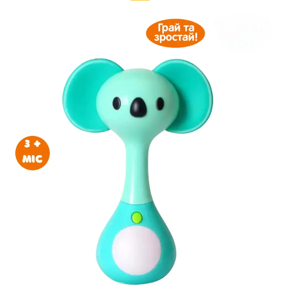 Дитяча музична міні-брязкальце Limo Toy 3134 Коала, фото 1