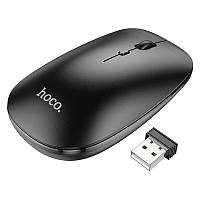 Беспроводная мышь HOCO, подключение BT5.0 и 2.4G, 800/1200/1600dpi, для ПК, планшета, смартфона, черная