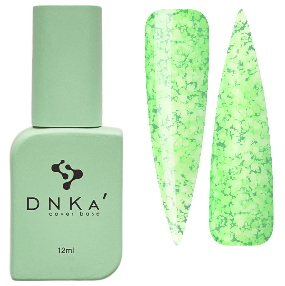 Камуфлююча кольорова база DNKa Cover Base, 12 мл №0069 Relax Яскраво-салатова база