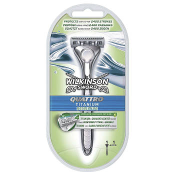 Станок для гоління Wilkinson Quattro Titanium Sensitive 1 шт