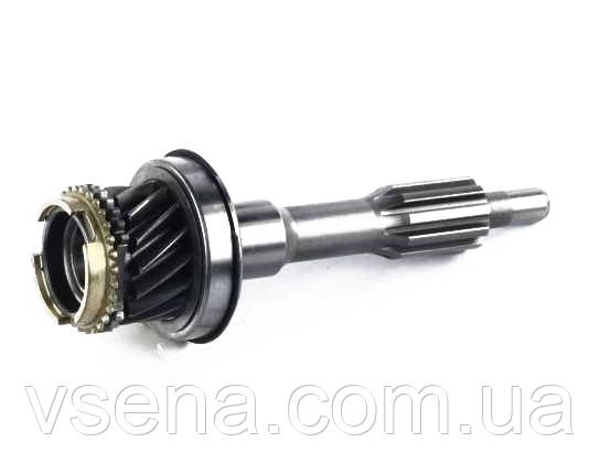 Вал первинний КПП УАЗ 469 із кільцем синхр. (під гайку Z = 15) (ДК)