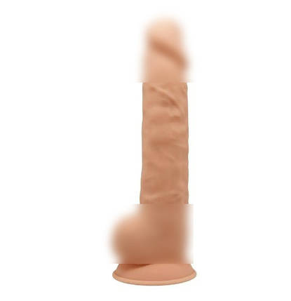 Фаллоімітатор реаліст реалістичний SilexD Arnold Flesh (MODEL 5 size 10in), двошаровий, силікон+Silexpan, д | Knopka, фото 1