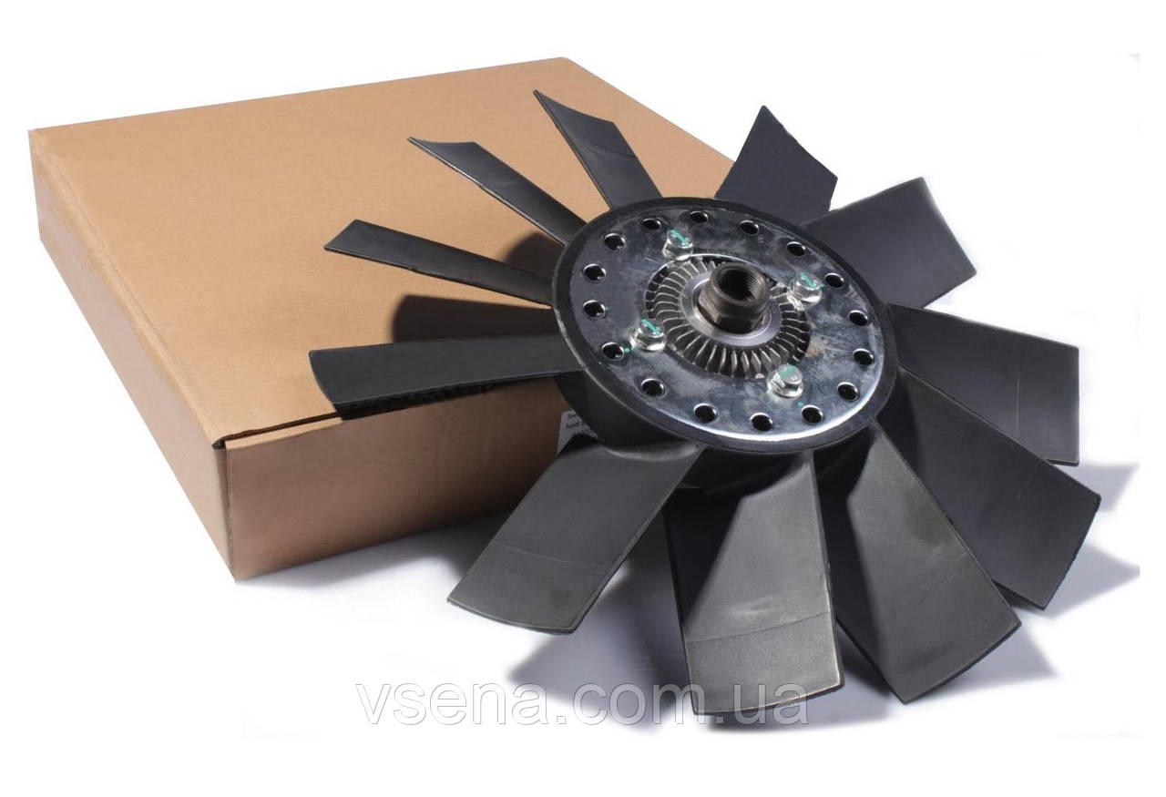 Вентилятор системи охолодження (крильчатка) Газель NEXT, Бізнес Cummins ISF 2.8 (з вискомуфтою) (Electrotechnics)