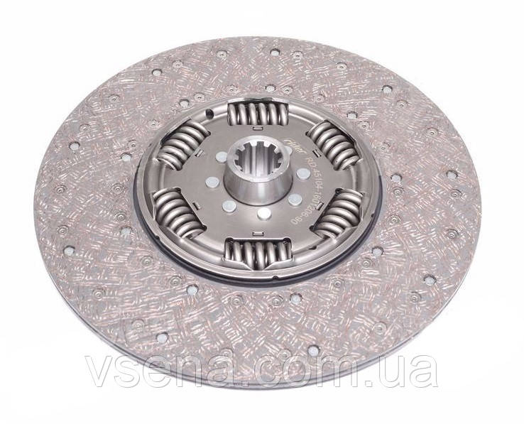 Диск зчеплень. ведомий КАМАЗ ЄВРО (КПП 154, 9S109) б/асб (RIDER)