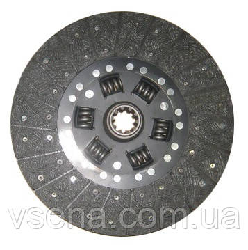 Диск зчеплення ведомий ЗІЛ 5301,130 ПРЕМІУМ (еліпсавта накладка, під пелюстку. кошик, відкр. типу)