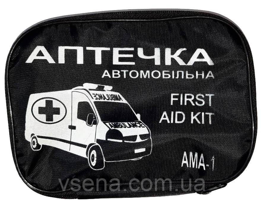 Аптечка автомобільна (12 найменувань) (Україна) м'яке паковання