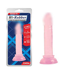 Рожевий анальний стимулятор на присоску Mini Dildo | Knopka